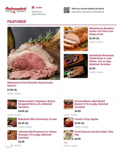 Radermacher's Fresh Market Weekly Ad