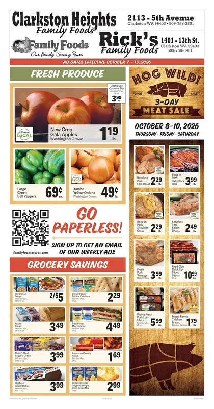 Rick's Family Foods Weekly Ad