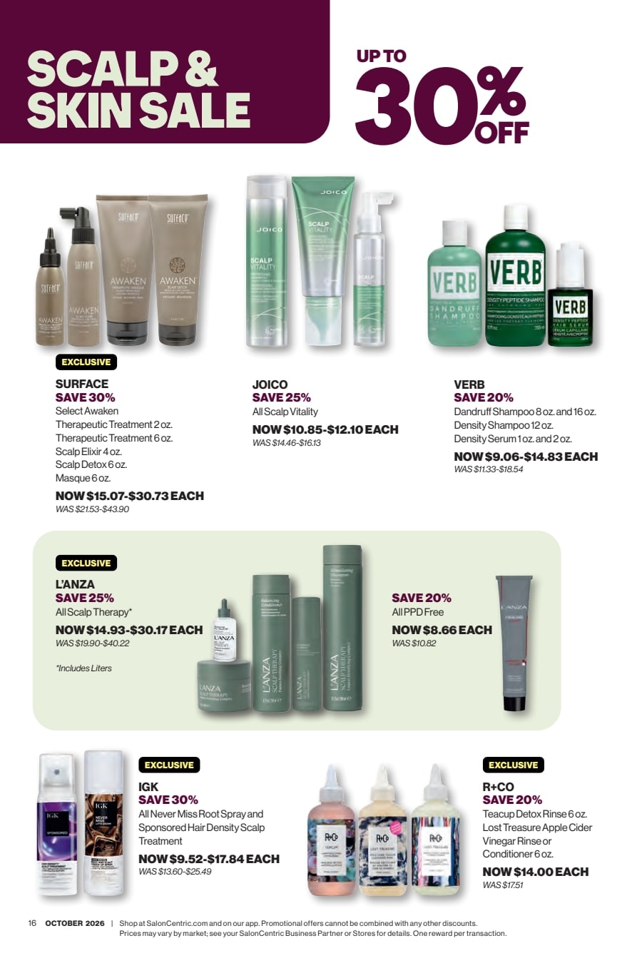 SalonCentric weekly ad page 16