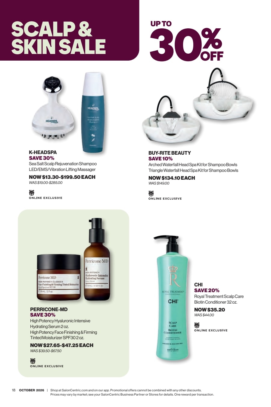 SalonCentric weekly ad page 18