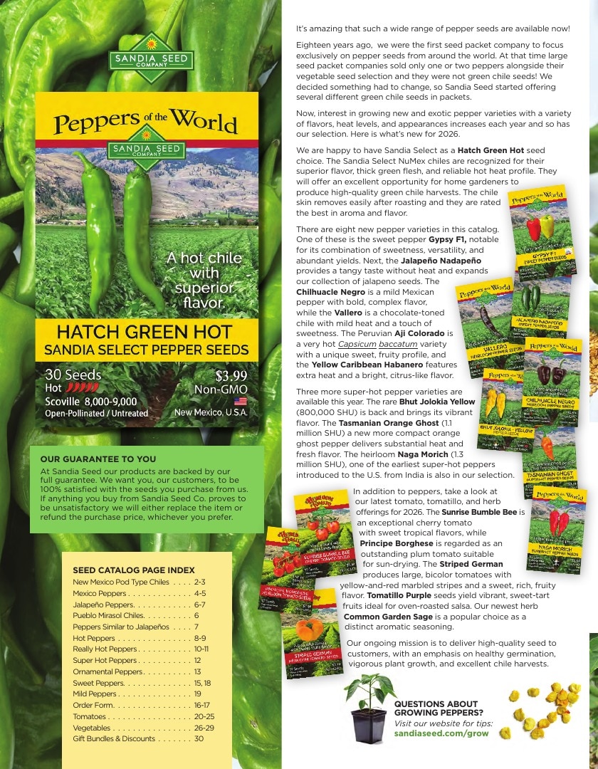 Sandia Seed Company weekly ad page 2