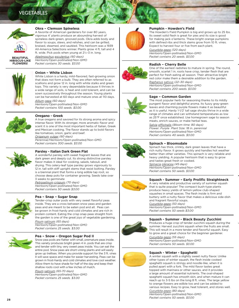 Sandia Seed Company weekly ad page 30