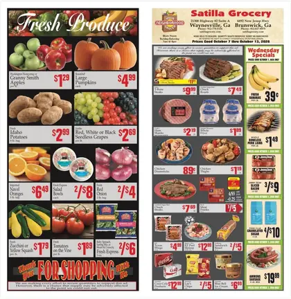 Satilla Grocery Weekly Ad