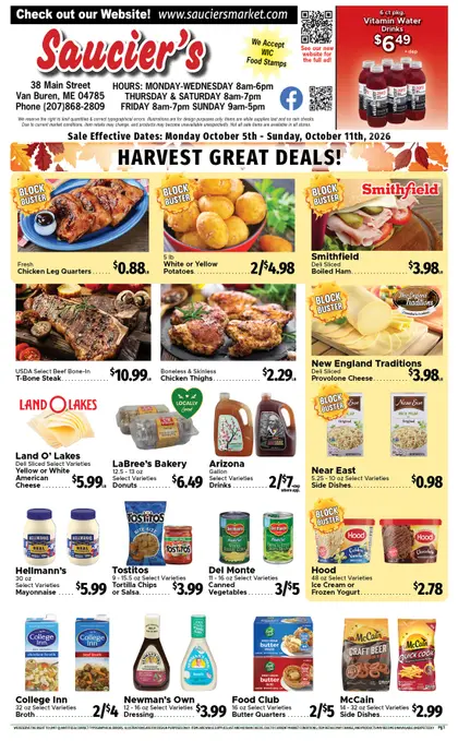 Saucier's Market Weekly Ad
