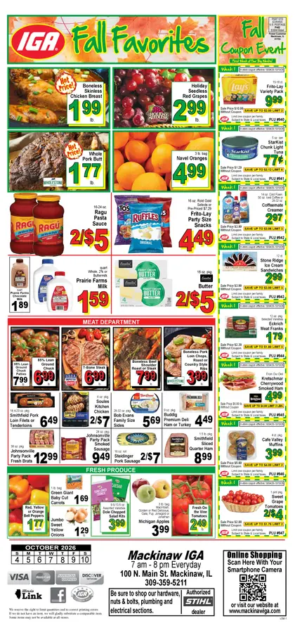 Mackinaw IGA Weekly Ad