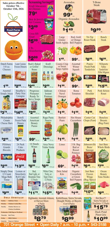 Orange Street Food Farm Weekly Ad