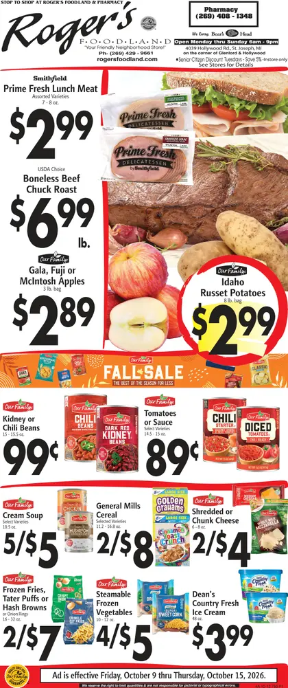 Roger's Foodland Weekly Ad