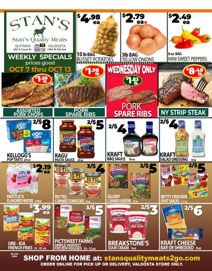 Stan's Quality Meats Weekly Ad