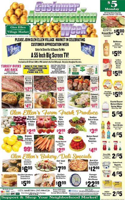 Glen Ellen Village Market Weekly Ad