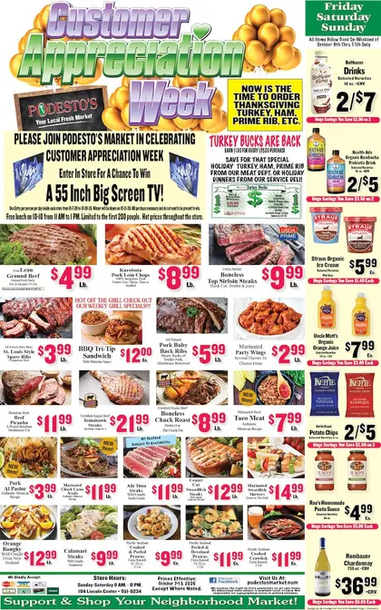 Podesto's Market Weekly Ad