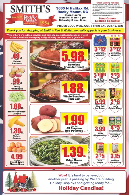 Smith's Red & White Weekly Ad