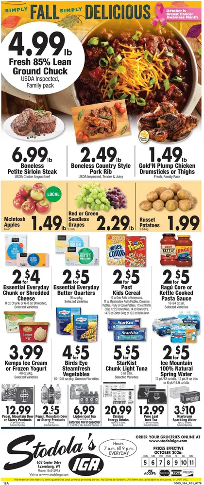Stodola's IGA Weekly Ad