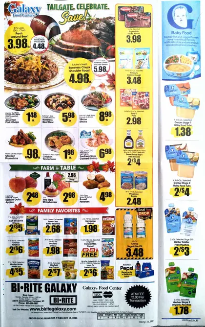 Swansea Bi-Rite Galaxy Foods Weekly Ad