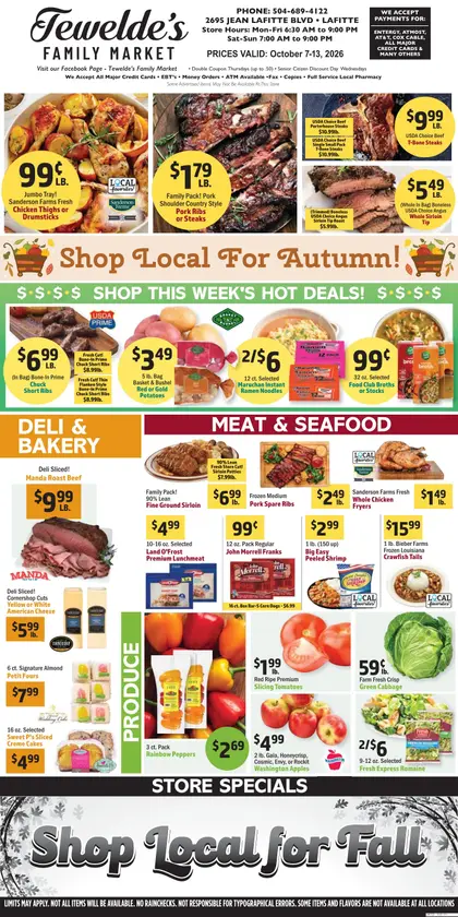 Tewelde's Family Market Weekly Ad