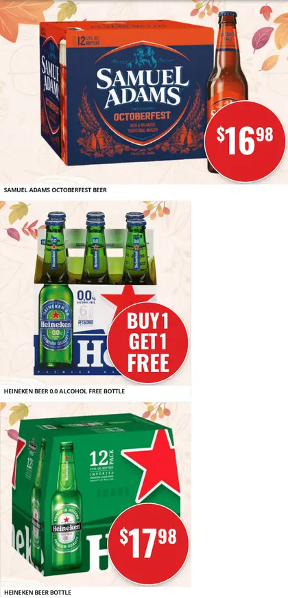 Thrifty Produce Beer and Wine Deals