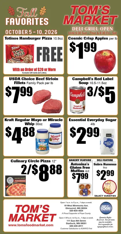 Tom's Food Market Weekly Ad