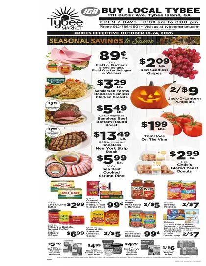 Tybee Market Weekly Ad