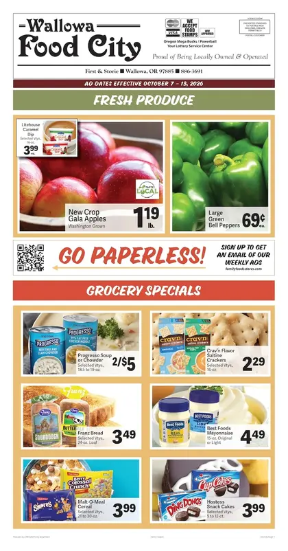 Wallowa Food City Weekly Ad