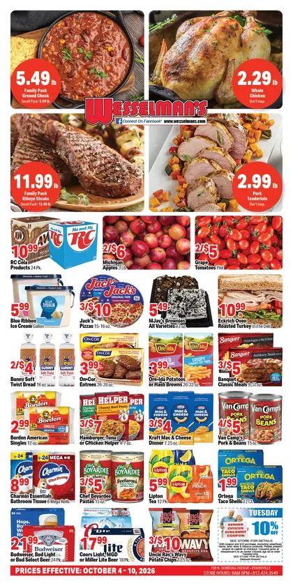 Wesselman's Weekly Ad