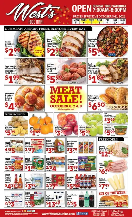 West's Shurfine Weekly Ad