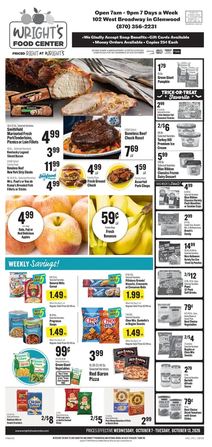 Wright's Food Center Weekly Ad