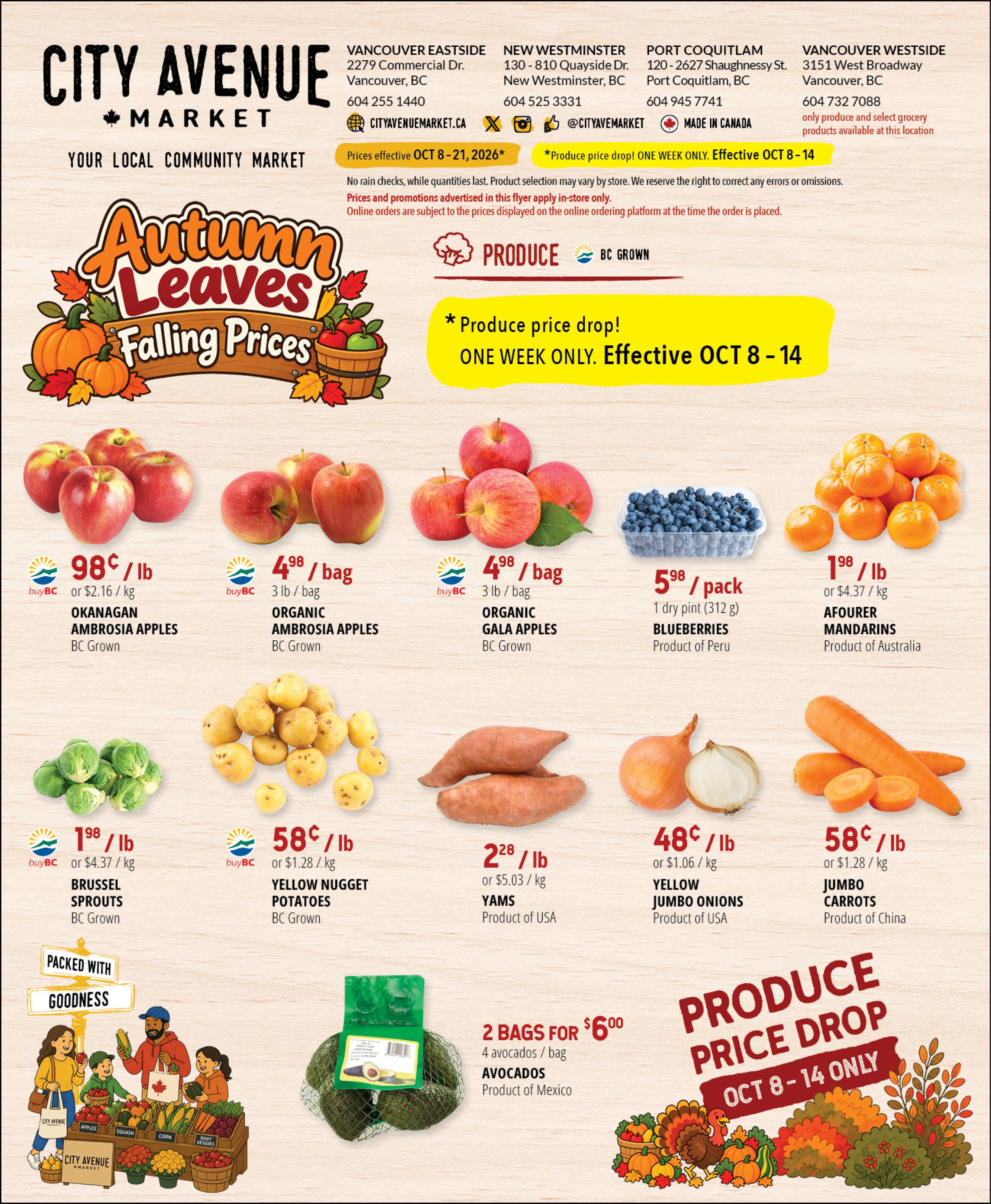 City Avenue Market flyer page 1