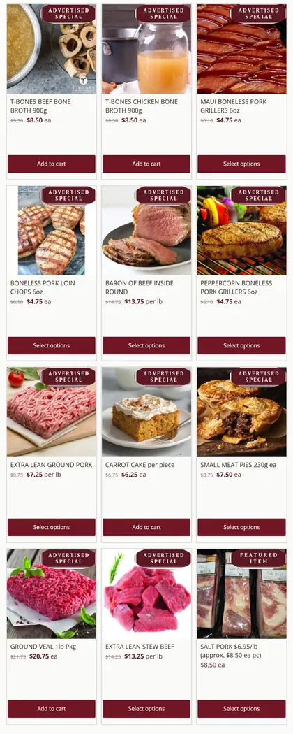T-Bone's T-Bone's Flyer October 14 to 27