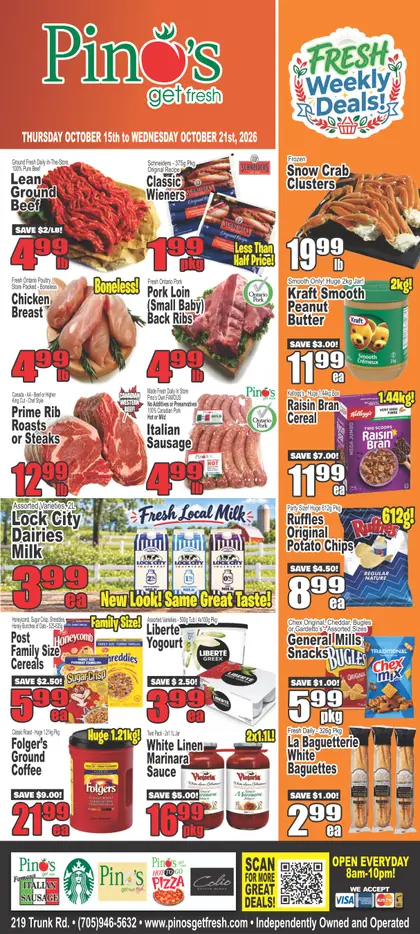 Pino's Pino's Flyer October 15 to 21