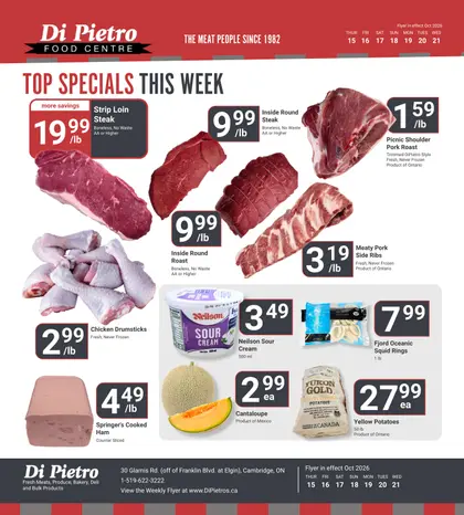 Di Pietro Di Pietro Food Centre Flyer October 15 to 21