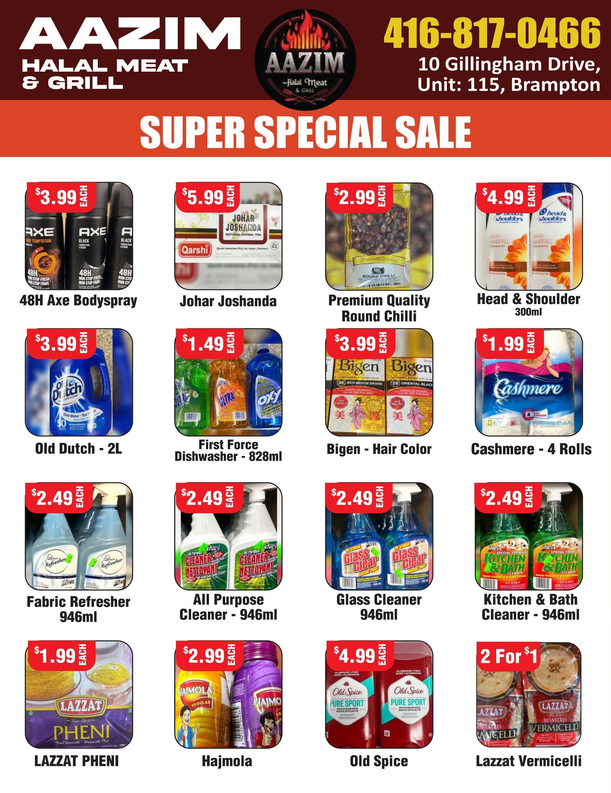 Aazim Halal Meat & Grill flyer page 3