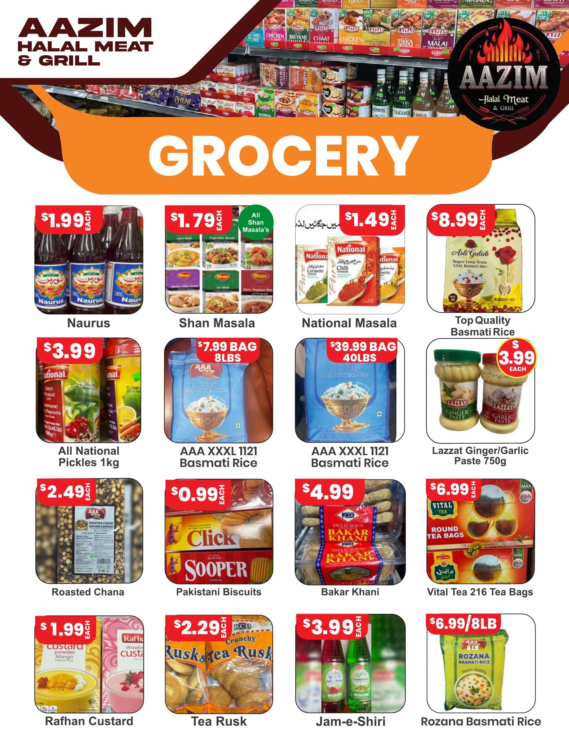 Aazim Halal Meat & Grill flyer page 5