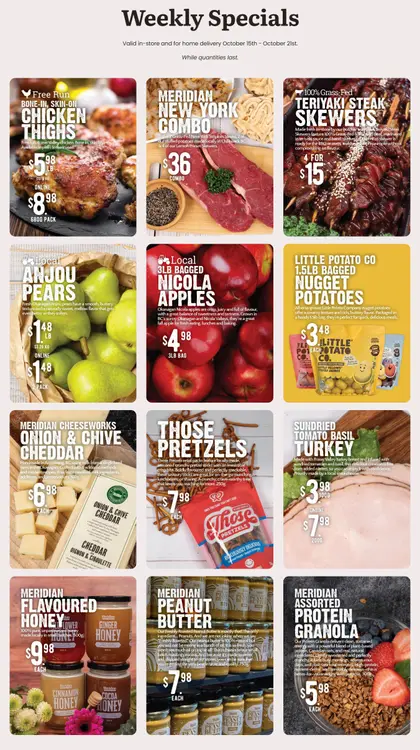 Meridian Farm Market Meridian Farm Market Flyer October 15 to 21