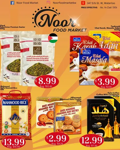 Noor Food Market Noor Food Market Flyer October 16 to 22