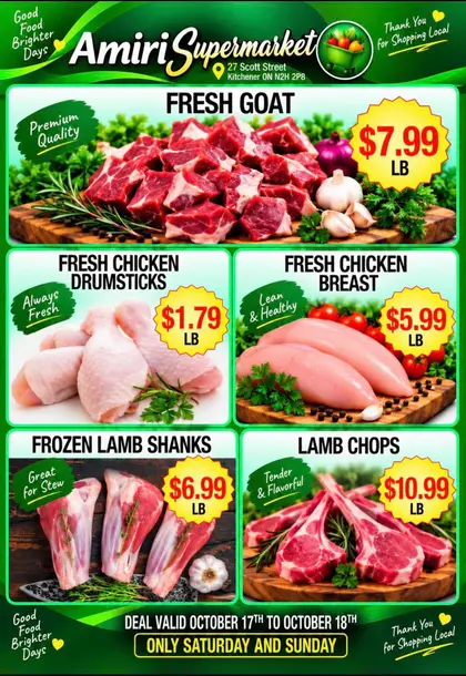Amiri Supermarket Amiri Supermarket Flyer October 16 to 22