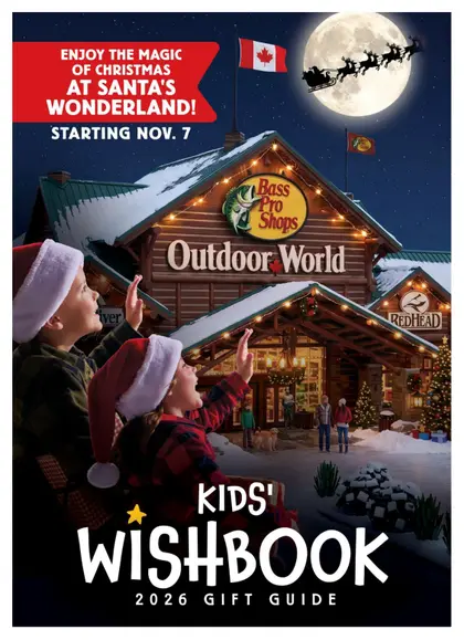 Bass Pro Shops Bass Pro Shops Kid's Wishbook October 19 to December 25