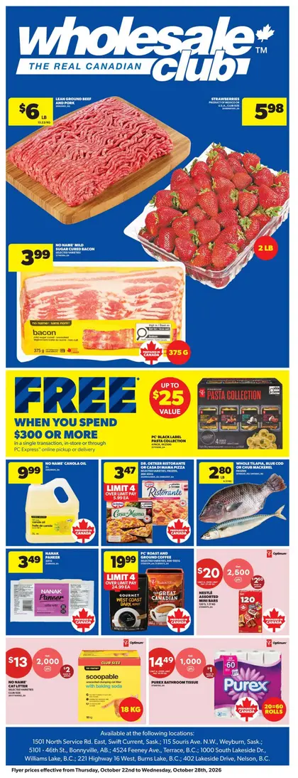 Real Canadian Wholesale Club Real Canadian Wholesale Club Flyer October 22 to 28