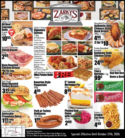 Zarky's Zarky's Flyer October 21 to 27