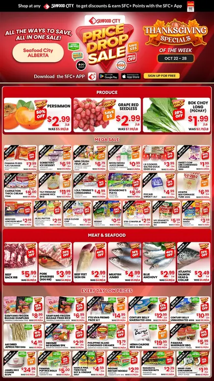 Seafood City Supermarket Seafood City Supermarket (AB) Flyer October 22 to 28